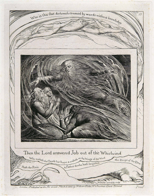The Lord answering Job, William Blake